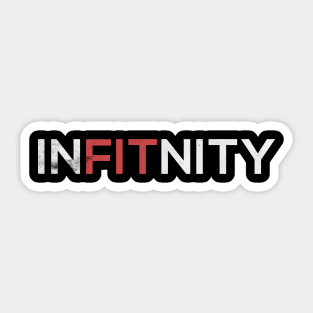 Infinity Infitnity Motivation Inspiration Fitness Sticker